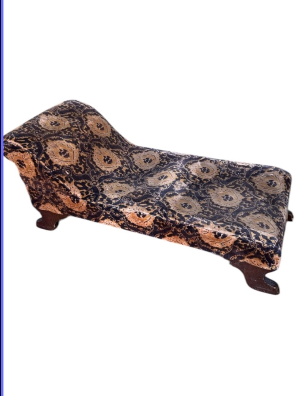 Antique Victorian Child’s Fainting Couch Chaise Lounge